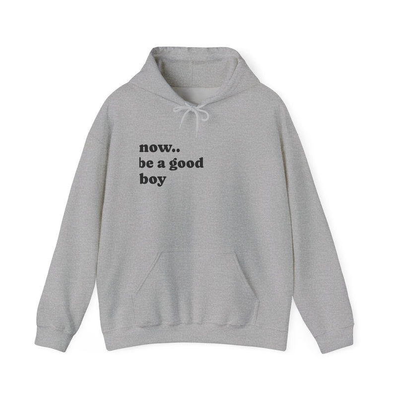 Now Be a Good boy - Hooded Sweatshirt