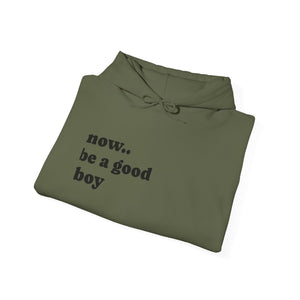 Now Be a Good boy - Hooded Sweatshirt